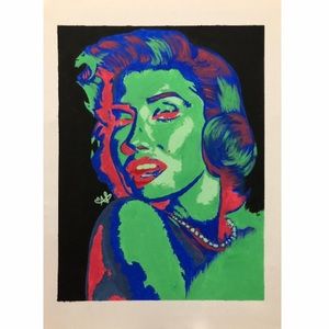 Original Art Popart Painting of Marilyn Monroe